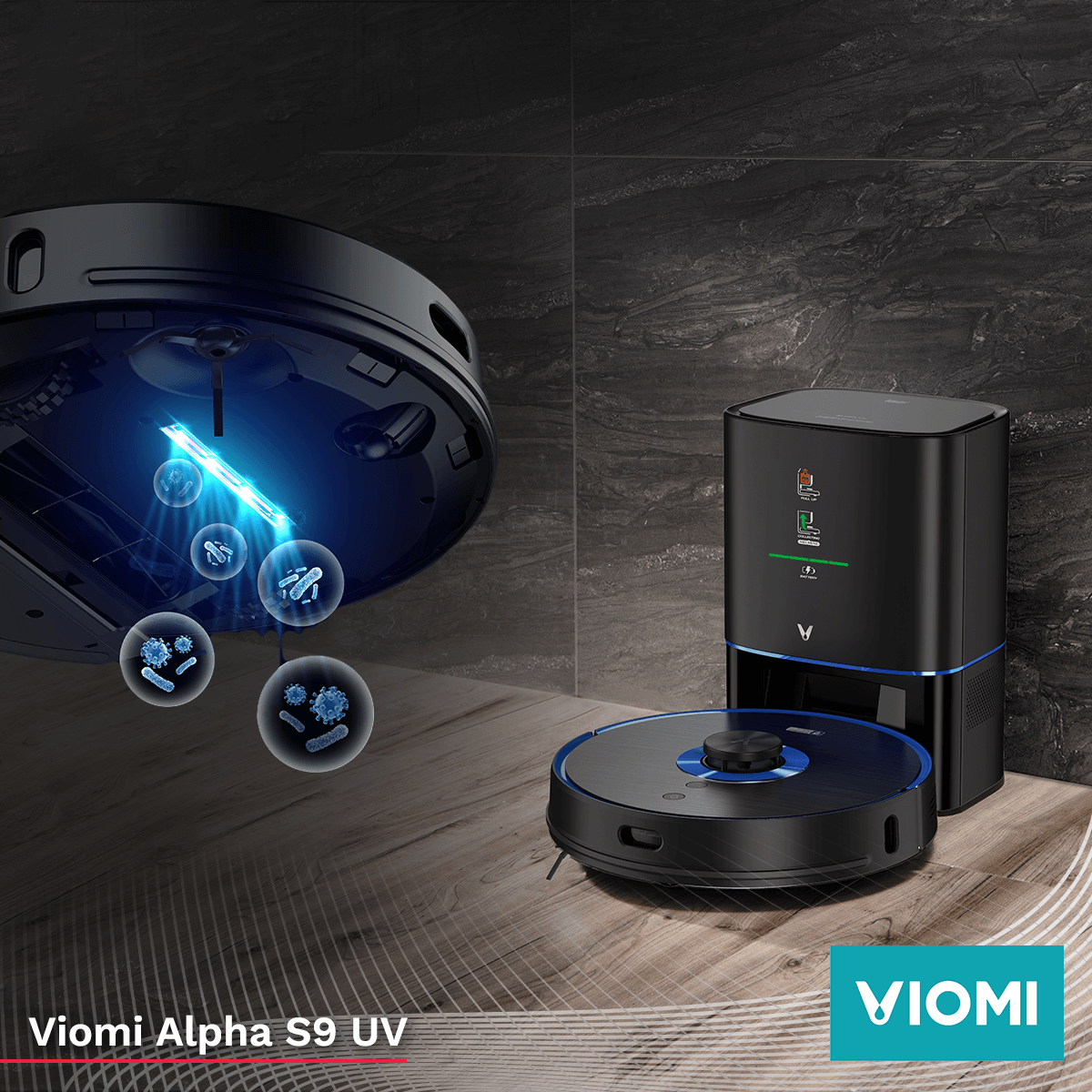 Viomi S9 UV Alpha Robot Vacuum (New version of S9)