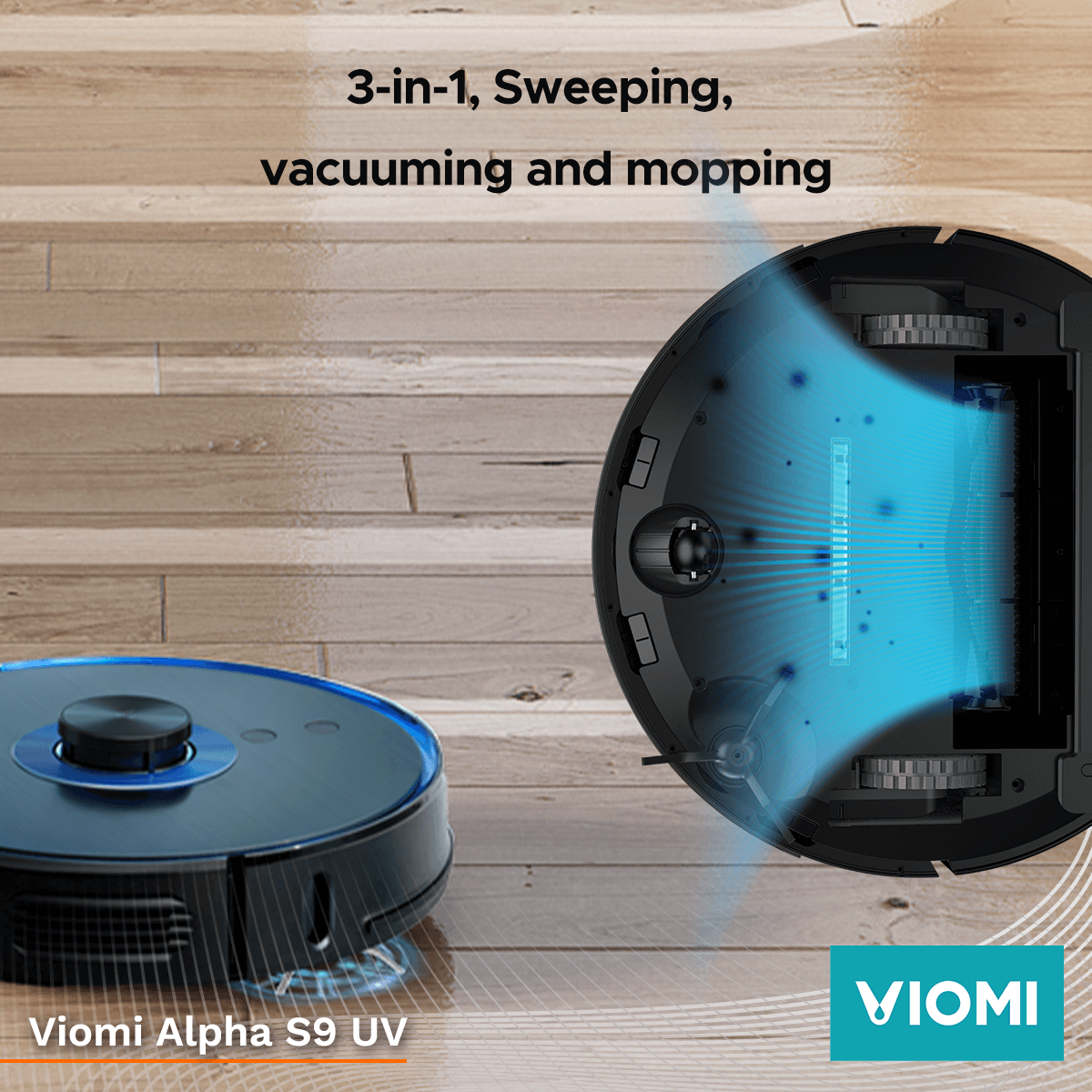 Viomi S9 UV Alpha Robot Vacuum (New version of S9)