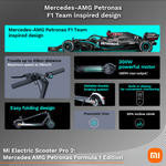 AMG Scooter Bundle : Xiaomi Electric Scooter Pro 2: Mercedes AMG + Segway Scooter Headlight + Segway Scooter Speaker(only deliver to QLD/NSW/VIC/SA  metro area)